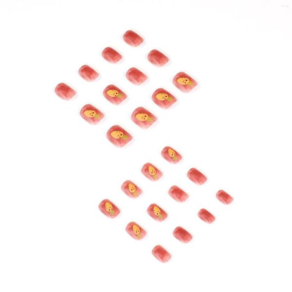 Ложные ногти советы de unha 24pcs gradient red nail pact