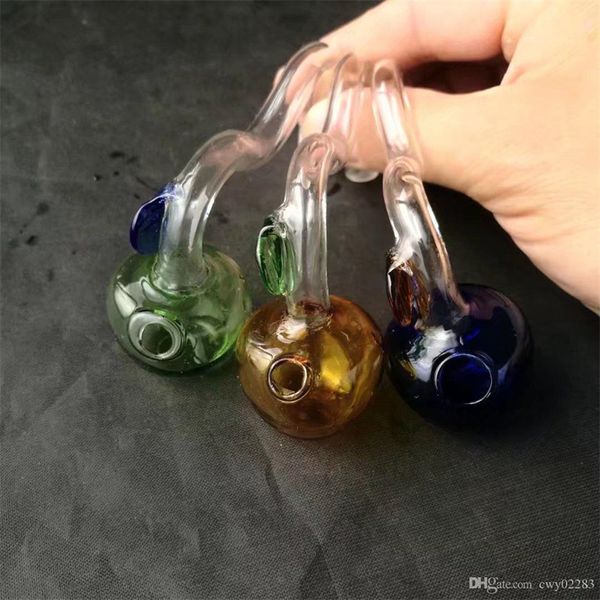 Shisha -Farb -Apfelkocher, Großhandel Glass Bongs Accessoires, Glaswasserpfeife