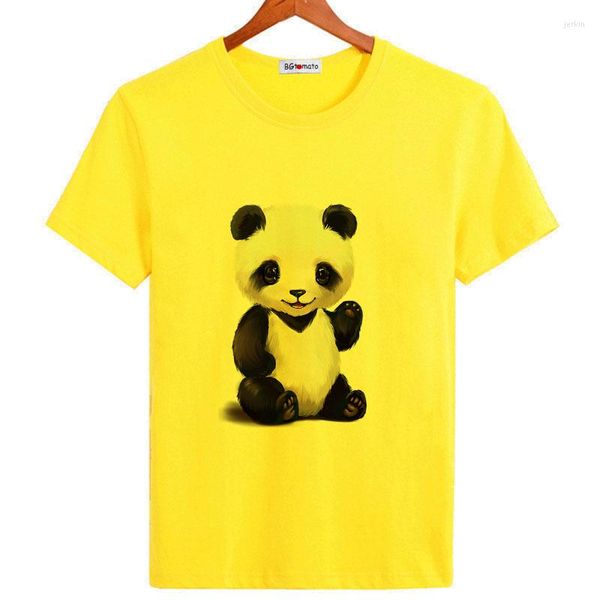 Erkek Tişörtleri Bgtomato Güzel Panda 3D Tshirt Marka Erkekler İçin Komik T-Shirt Satış İyi Kalite Gündelik Üstler Kalça Tees