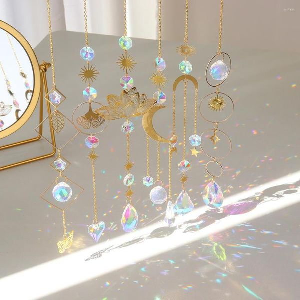 Садовые украшения Crystal Dream Catcher ofers Metal Light Collection Подвесная лотос бабочка луны