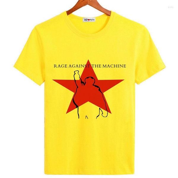 Camisetas masculinas Bgtomato Red Stars Camiseta legal Super Hip Hop For Men Tshirt Fashion Design Tops de verão Tees