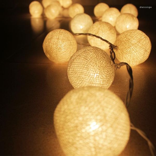 Lâmpadas de mesa Tailândia lanterna lanterna lâmpada de lâmpada de casamento árvore de natal árvore Decorativa 20light Ball 3m