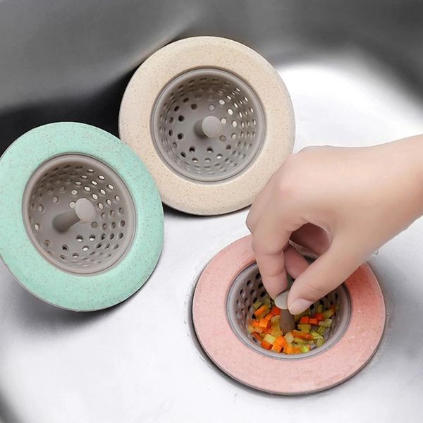 bagno Nuovo filtro anti-intasamento portatile filtro per fognatura per capelli capelli scarico a pavimento filtri per lavello della cucina