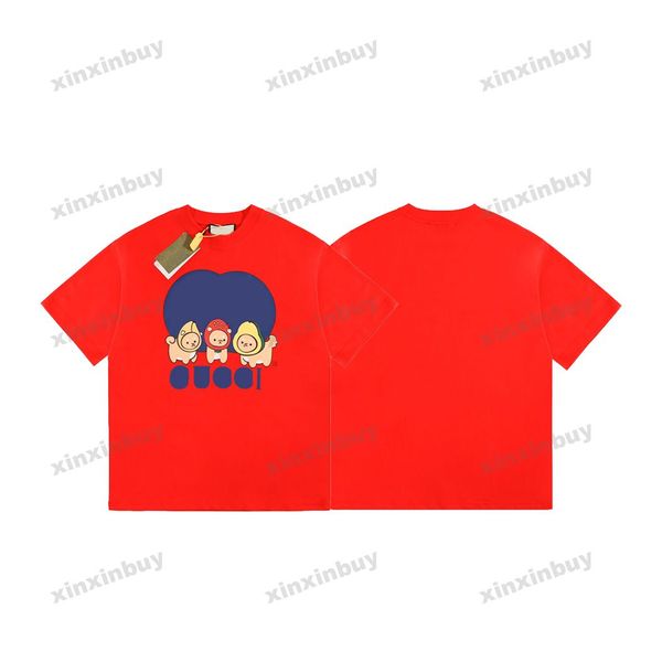 Xinxinbuy Men Designer Tee camise