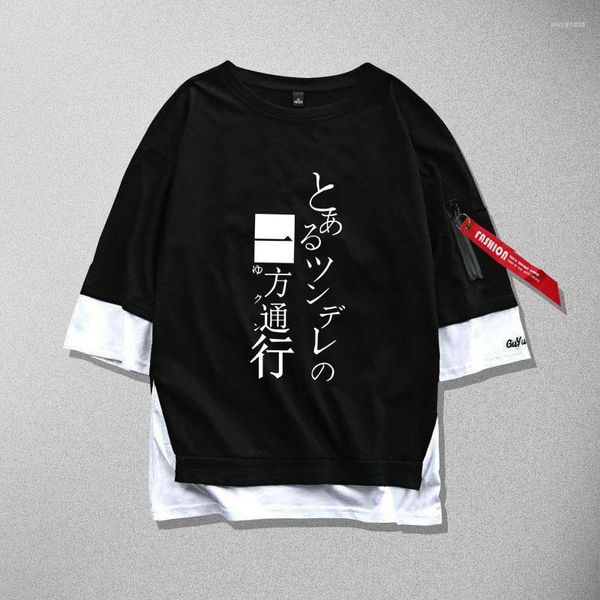 Magliette da uomo To Aru Majutsu No Index Misaka Mikoto Cosplay T-Shirt Game Cotton Uomo Donna Ribbon Shirt Top Tees