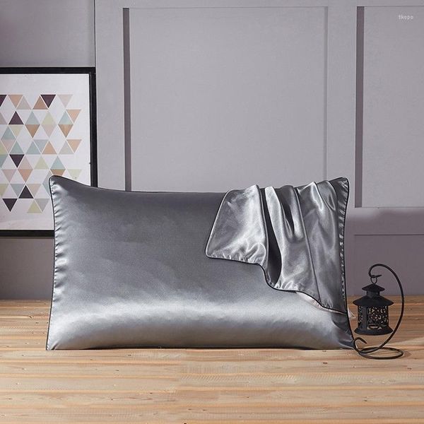 Подушка имитация наволочки Silk Satin Pillowcase 1pc 48cmx74cm множество цветов на выбор стандартных/крупных