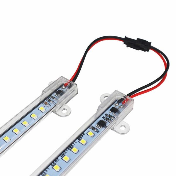 Tiras de LED Luzes de barra de LED AC 220V 20cm 30cm 40cm 50cm Luzes de tira rígida Tubos fluorescentes de LED 5pcs/lote P230315