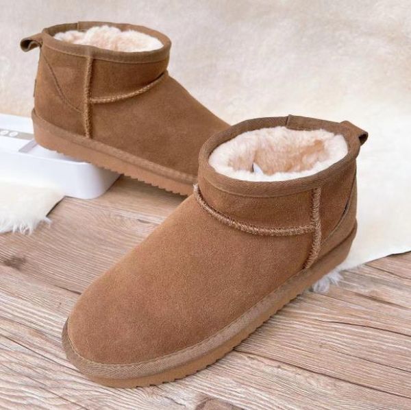 2023 botas de neve feminina botas quentes estrela meninas meninas macias de pele de carneiro de carneiro