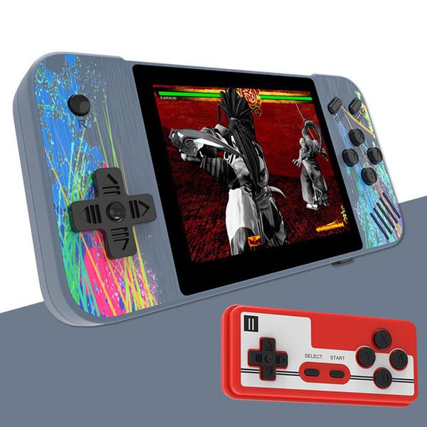 Lettori di giochi portatili G3 800 in 1 Console per videogiochi retrò Palmare portatile a colori Schermo HD da 3,5 pollici Lettore di giochi Console TV Supporto uscita AV Doppi giocatori