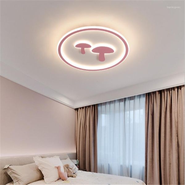 Luzes de teto 2023 LED Creative Cartoon Infantil Lâmpada de quarto redonda Round Ultra-Fino Finentale Preh Price Sale