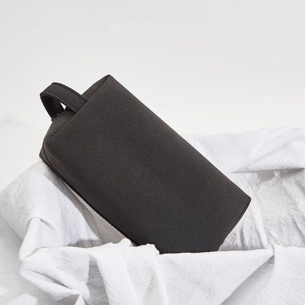 Borse cosmetiche Borsa quadrata stile semplice Kit di lavaggio per articoli da toeletta Custodia per trucco Beauty Case Organizer per borsa portatile da viaggio all'aperto
