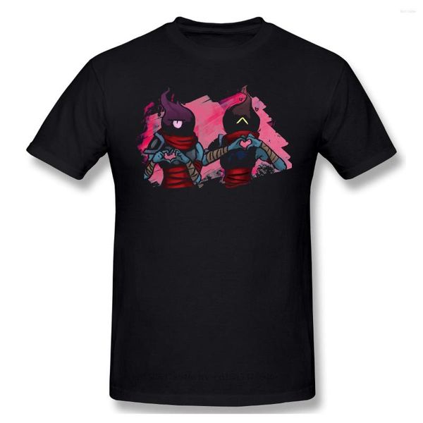 Camisetas masculinas de células mortas lutas lutador de roguelike de alegria