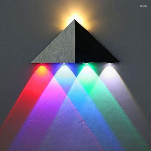 Lâmpada de parede LED moderno LED 5W Luz de triângulo corporal para quarto iluminação de luminária de luminária SCECE