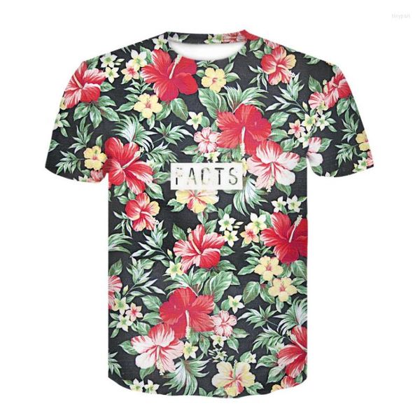 Männer T Shirts 2023 Schöne Blumen Druck T-shirt Für Männer/Frauen Sommer Tees 3d T-shirts Tops Mode Lustige herren Kleidung Dropship