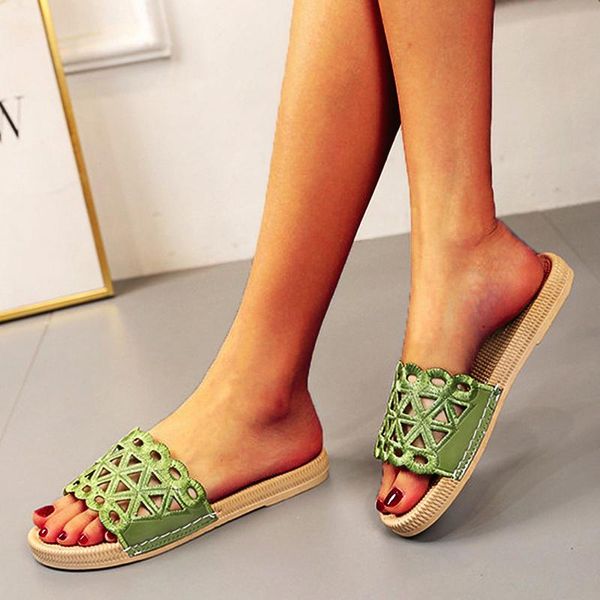 Sandali Scarpe da donna Flats Lady Peep Toe Women Casual Platform Ladies Bohemian Female Beach Footwear