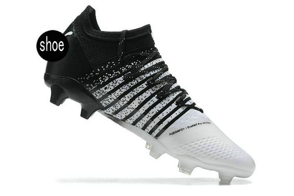 Future Z 1.3 Teazer FG scarpe da calcio uomo Future Star II Neymar esclusivi stivali da combattimento impermeabili completamente lavorati a maglia FG scarpa da calcio bianco nero