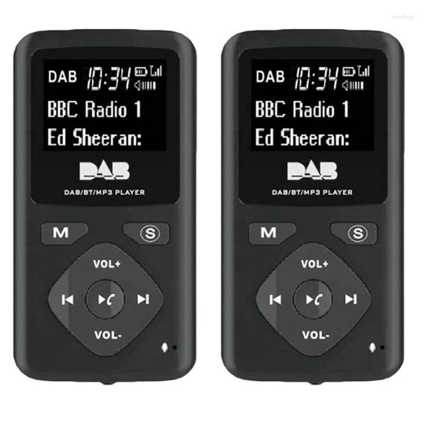 DAB/DAB Rádio Digital Bluetooth 4.0 Pocket Pocket FM Mini Ponto de Ear