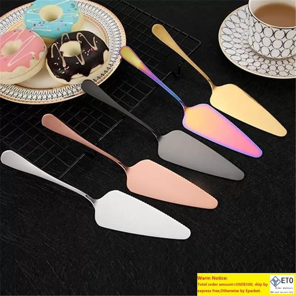 Торт из нержавеющей стали Spula Pizza Shovel Shovel Pie Cutter Rected Edge Cake Tool ИПЛЕКТ