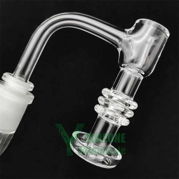 3 Stapelknoten XL Terp Slurper Quarz Banger Vollschweißung abgeschrägte Kante 10 mm 14 mm 90 Grad Slurp Dab Banger Nagel YAREONE Großhandel