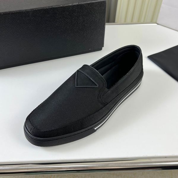 Sapato de verão tênis de lazer masculino designer clássico triângulo moda marca confortável respirável sapatos de luxo homem caminhada ao ar livre sapatos esportivos