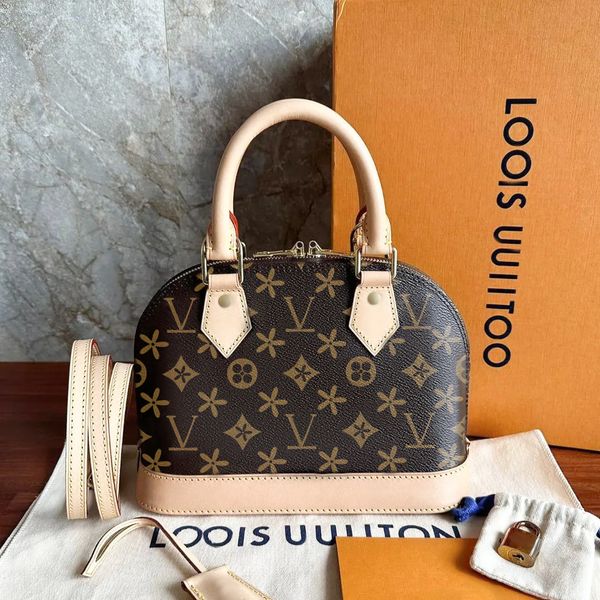 Yeni en kaliteli PM 2 boyutu M53152 N41221 ALMA BB Çantalar Pochette Cross Vücut Kadınlar Üst Tapı Kabuk Çantası Omuz Clutc Mens Lüks Tasarımcı Tote Alışveriş El Çantası