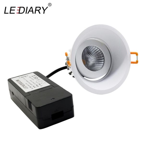 Downlights Lediary Alışmaz LED Dimmable 220V 5W 10W 15W 90mm Kesme Delik Yuvarlak açı Ayarlanabilir Tavan Yatak Odası Aydınlatma Armatürleri