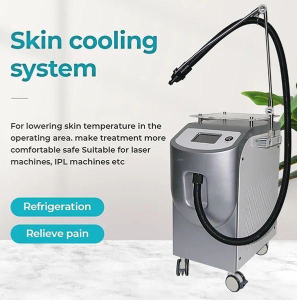 Охлаждающая машина с кожей воздушного охлаждения Cryo Therapy Comply Cremance Machine Skin Cooler для лазерного лечения системы воздушного охлаждения системы