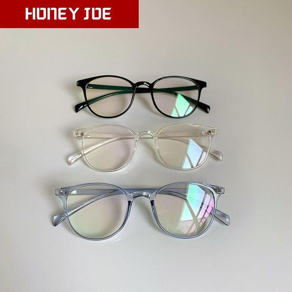 Солнцезащитные очки рамы моды классические ретро женские очки для глаз Рамки мужские очки винтажные круглые прозрачные линзы Оптическое зрелище