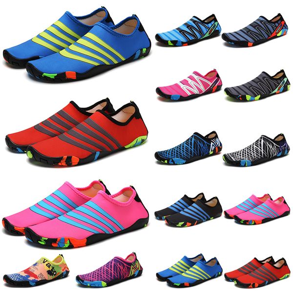 Running Men Shoes Sapatos Ginásio Preto branco cinza laranja roxa rosa verde amarelo cinco dedos Ciclismo Wading Mens Designer tênis tênis Tamanho 35-46