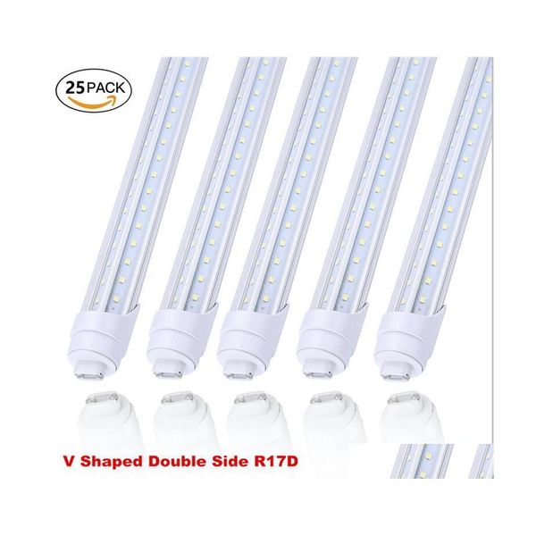 Tubos de LED 65W R17D TUBO T8 8 pés BB Luz 45W 96 8 pés V Linhas de entrega de queda dupla em forma de luz Luzes de entrega BBS DHCYN