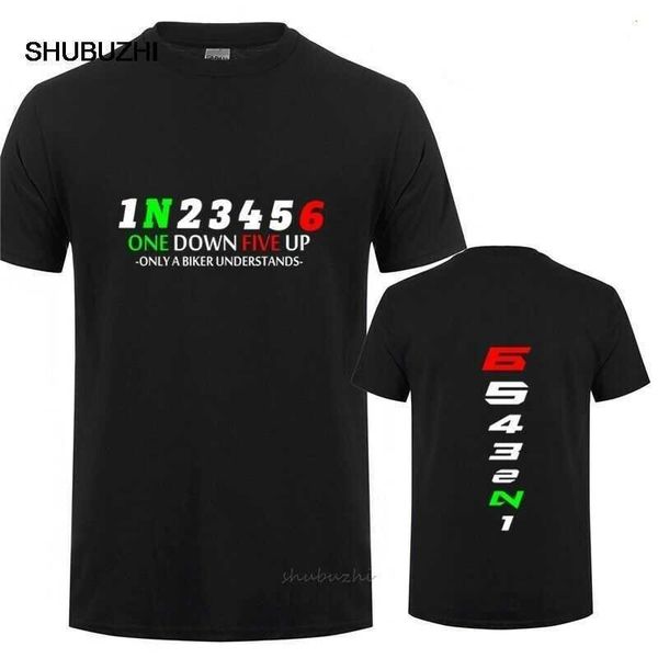 Camisetas masculinas motivador de moda 1n23456 Motocicleta camiseta homens teeshirt race camiseta moto late