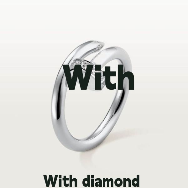 2021Дизайнерское кольцо для ногтей, роскошные ювелирные изделия, кольцо MIDI, г-жа, покрытие из сплава титановой стали, модные аксессуары, которые никогда не выцветают, не вызывают раздражения