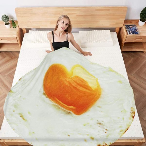 Одеяла яичная упаковка одеяло реалистичные одеяла для броска яиц мягкая плюшевая новинка куриная ферма круглый подарки для кровати или путешествия 230320