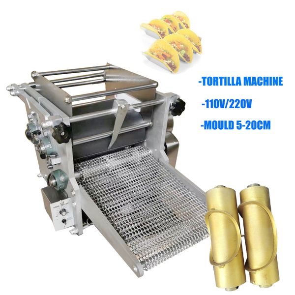 110 V 220 V Automatische Tortilla Making Machine Mais Chapati Press Roll Tortilla Mais Mais Taco Maker -Maschine zum Verkauf