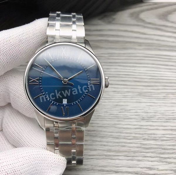 Acessórios originais clássicos para relógios masculinos de negócios 2824 Movimento mecânico Sapphire Glass 42mm de alta qualidade Relógios masculinos
