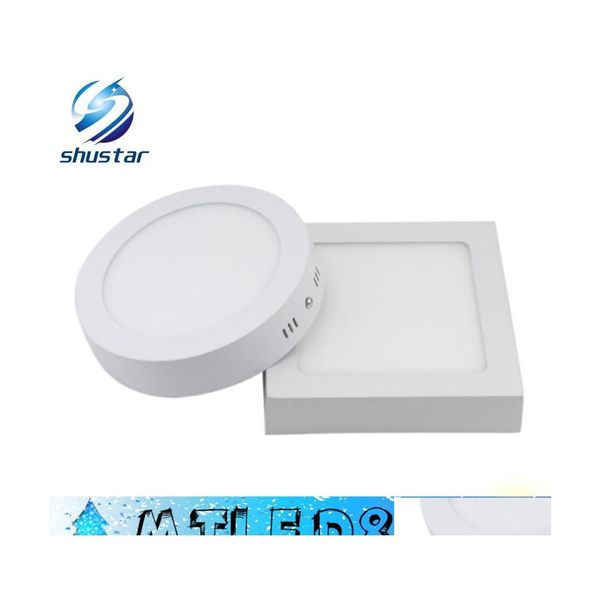 Downlight Dimmerabile 9W 15W 21W 25W Rotondo / Quadrato Pannello luminoso a LED Montaggio superficiale Downlight Illuminazione Faretto a soffitto Ac 110240V Ad Dhe35