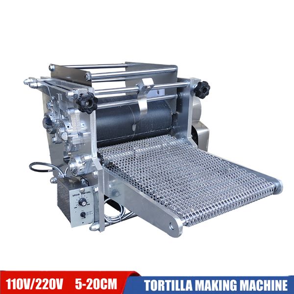 5–20 cm kommerzielle Mais-Tortilla-Herstellungsmaschine, mexikanische Tacos-Maschine in runder Form