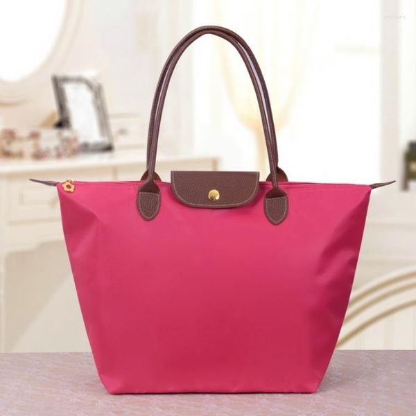 A113 Borse Borsa da sera pieghevole classica portatile di alta qualità Borsa da viaggio leggera da donna Borsa da shopping in nylon impermeabile Sh