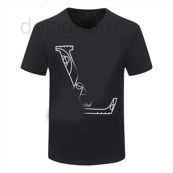 T-shirt da uomo Designer Mens Lettera Stampa T-shirt 3D Moda Estate Alta qualità Top manica corta Tee Abbigliamento da uomo Abiti di lusso Paris Street W86U