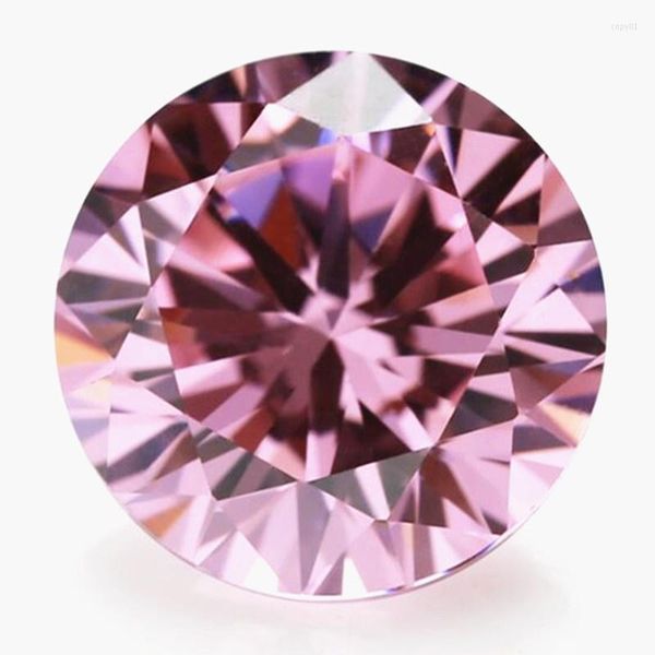 Pietre preziose sciolte 11,0 ct gemma naturale estratta zaffiro rosa 12 mm gemma a taglio rotondo Sri-Lanka VVS