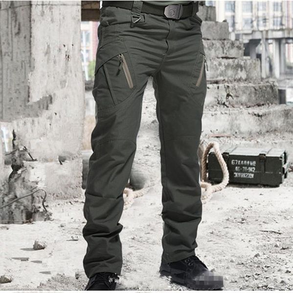 Pantaloni da uomo Tattici da uomo Casual Cargo Army Military Style Pantaloni da allenamento impermeabili Pantaloni da lavoro durevoli da uomo 230320