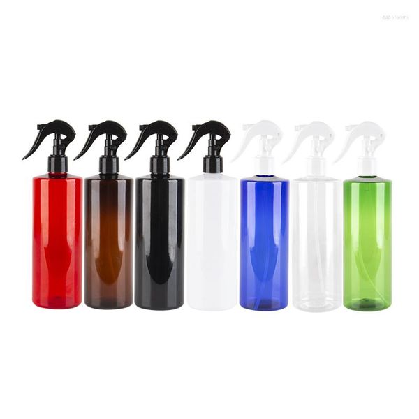 Garrafas de armazenamento 500 ml x 15 gatilho pulverizador de spray névoa bomba bomba recipiente de plástico cosmético para limpeza da casa doméstica