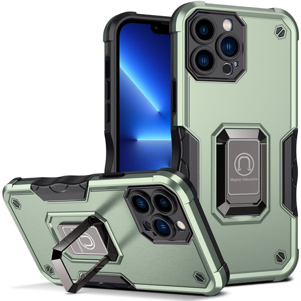 Чехлы с боковыми полосками для Iphone 15 14 13 12 11 X XR XS 8 7 Pro Mini Plus Max Fundas Ring Case Armor Protector Kickstand