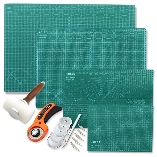 Tappetino da taglio A1A2A3A4 Strumento artigianale in pelle fai-da-te in PVC Piastra inferiore auto-guarigione a doppia faccia Set da cucito patchwork 230320