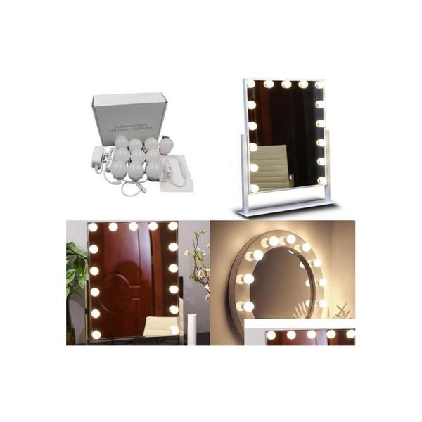 Vanity Lights DC5V 20W Kit de espelho de maquiagem LED 10LE