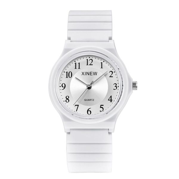 HBP Casual Business-Uhren, Quarzwerk, Damenuhr, Lederarmband, einfaches blaues Zifferblatt, Designer-Armbanduhr