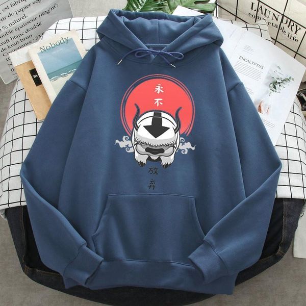 Erkek Hoodies Sweatshirts Airbender Polar Geçen Sonbahar Erkek Hoody Baskı Harajuku Erkek Avatar Gündelik Uzun Kol Gevşek Moda Hoomen's