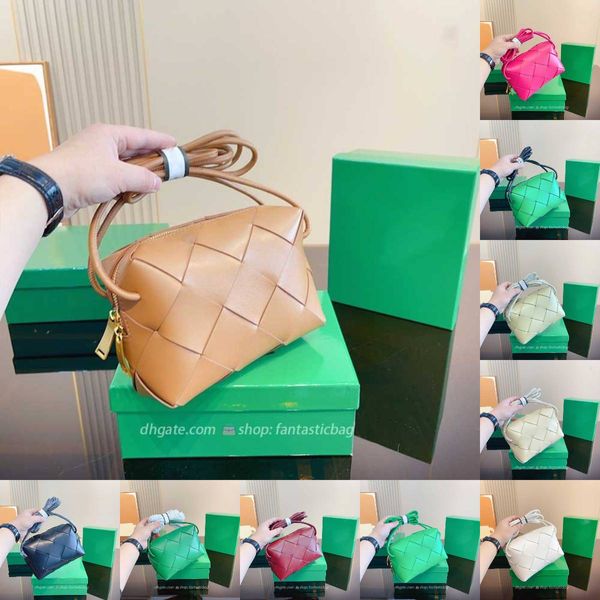 Плетеная женская сумка с кросс -кусочкой маленькая квадратная сумка мини -сумка для плеча алмаз маленькая сумка для сумки для сумки для коробки
