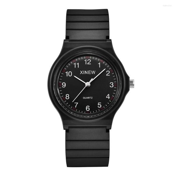 Armbanduhren Uhr Armbanduhr Analog Unisex Ultradünn Sport Kinder Silikon Quarz Herren mit Sekundenzeiger für Krankenschwestern