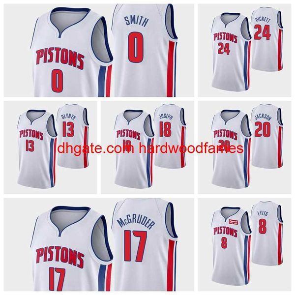 Erkekler Chris Smith Kelly Olynyk Trey Lyles Josh Jackson Jahlil Okafor Rodney McGruder Jamorko Pickett Basketbol Beyaz Derneği Jersey